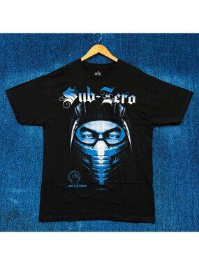 Sub-Zero Flawless Victory Mortal Kombat Game Franchise Tee L